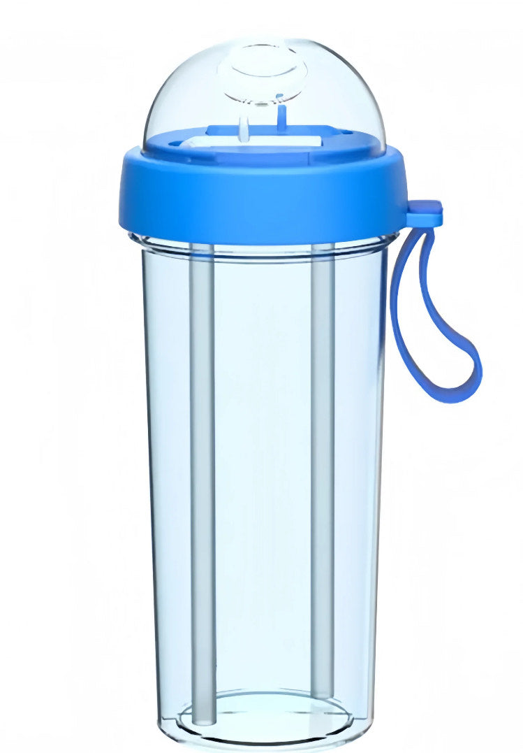 Double tube water bottle
